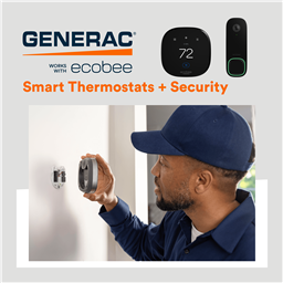 ecobee by Generac Smart Thermostats + Security